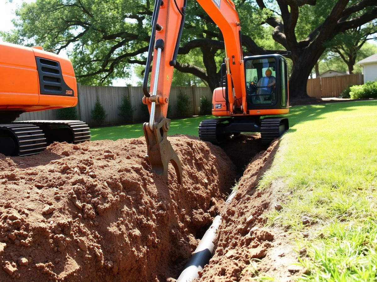 Drainage Systems — Windy G Home & Land Services, Mabank TX